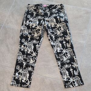 Lilly Pulitzer Black and White Patterned Garment